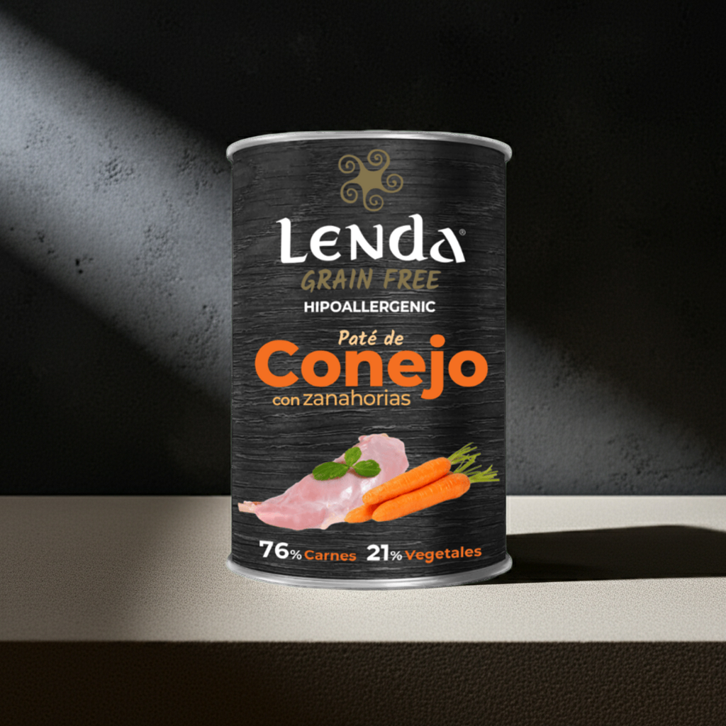 Lenda Paté Perro Conejo con Zanahorias