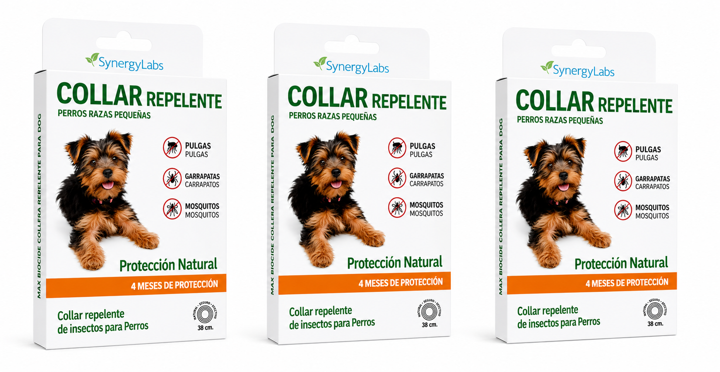 Collar Repelente para Perros Pequeños - Protección Natural