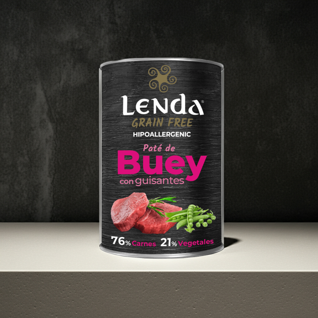 Lenda Paté Perro Buey con Guisantes