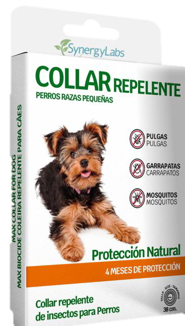 Collar repelente natural para perros pequeños
