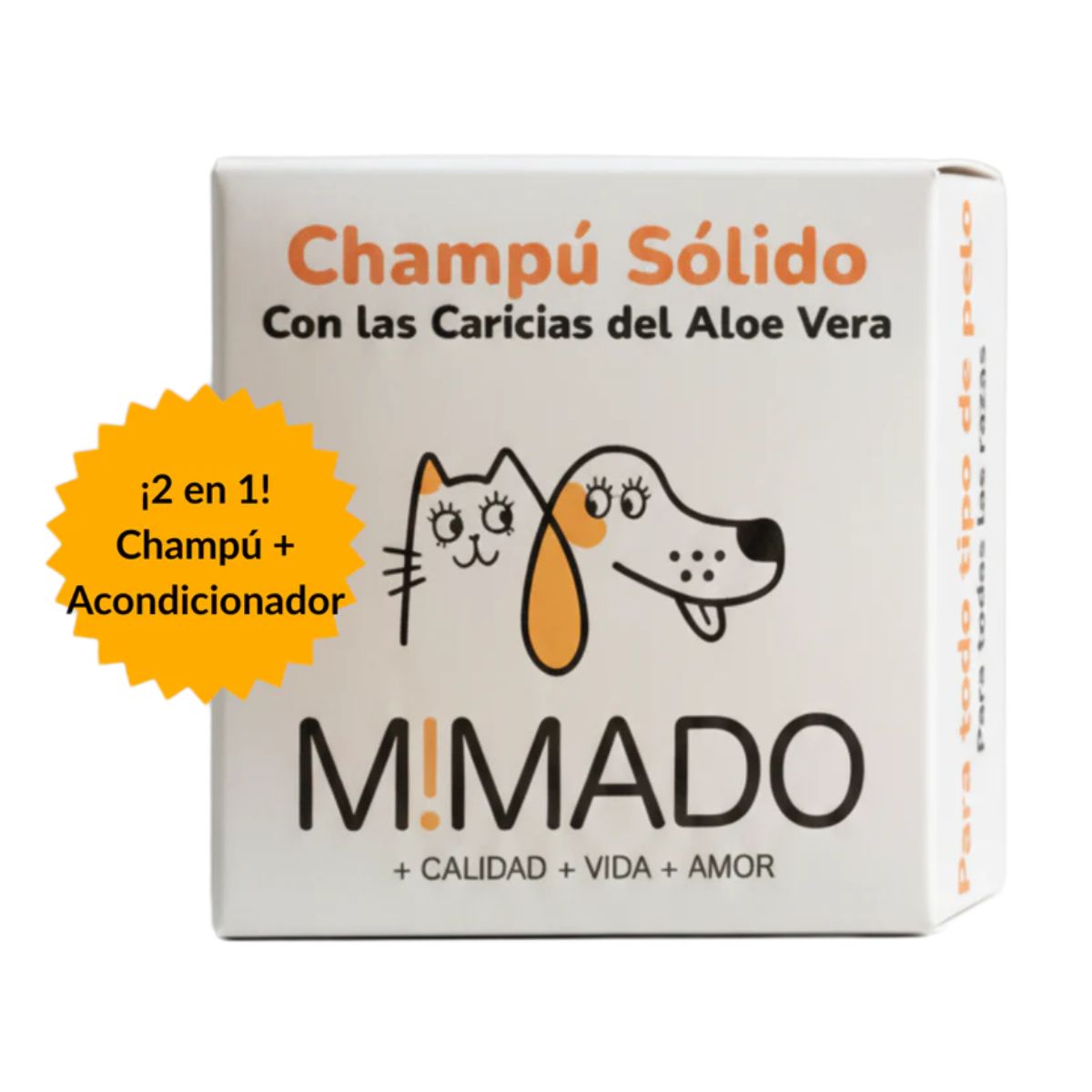 Champú Sólido con Acondicionador Aloe Vera (Piel Sensible)