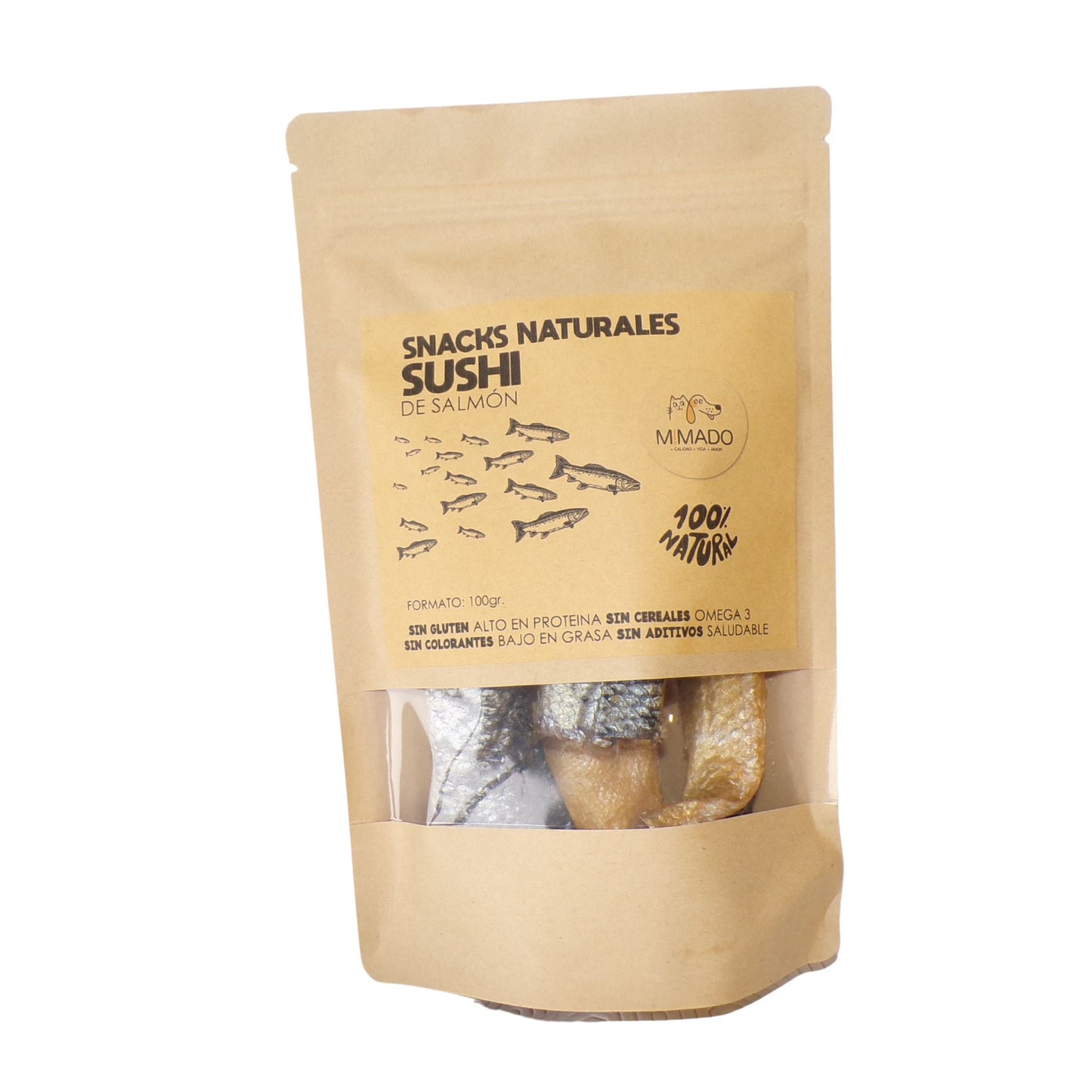 Sushi de Salmón Natural (Omega-3)