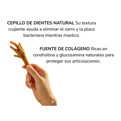 Patas de Pollo Deshidratadas (Colágeno)