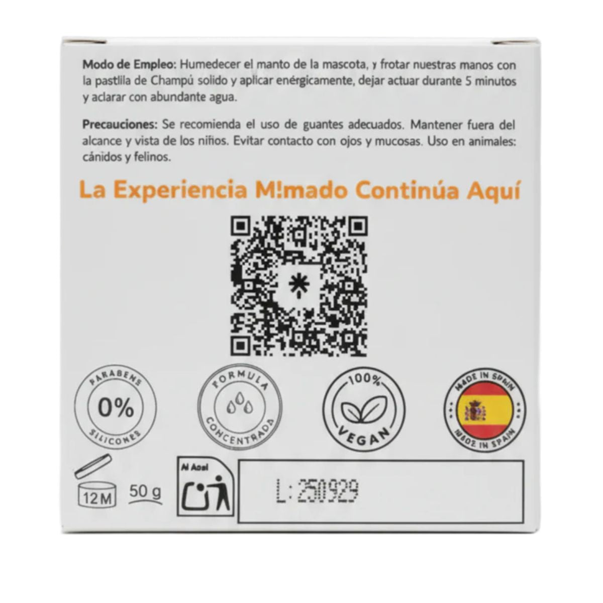 Champú Sólido con Acondicionador Aloe Vera (Piel Sensible)