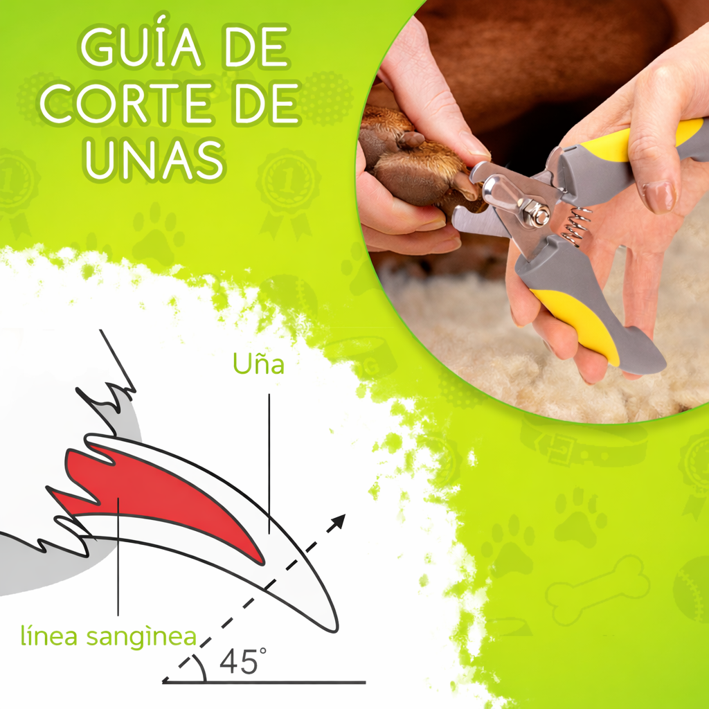 Cortaúñas para perros y gatos con lima integrada Nobleza
