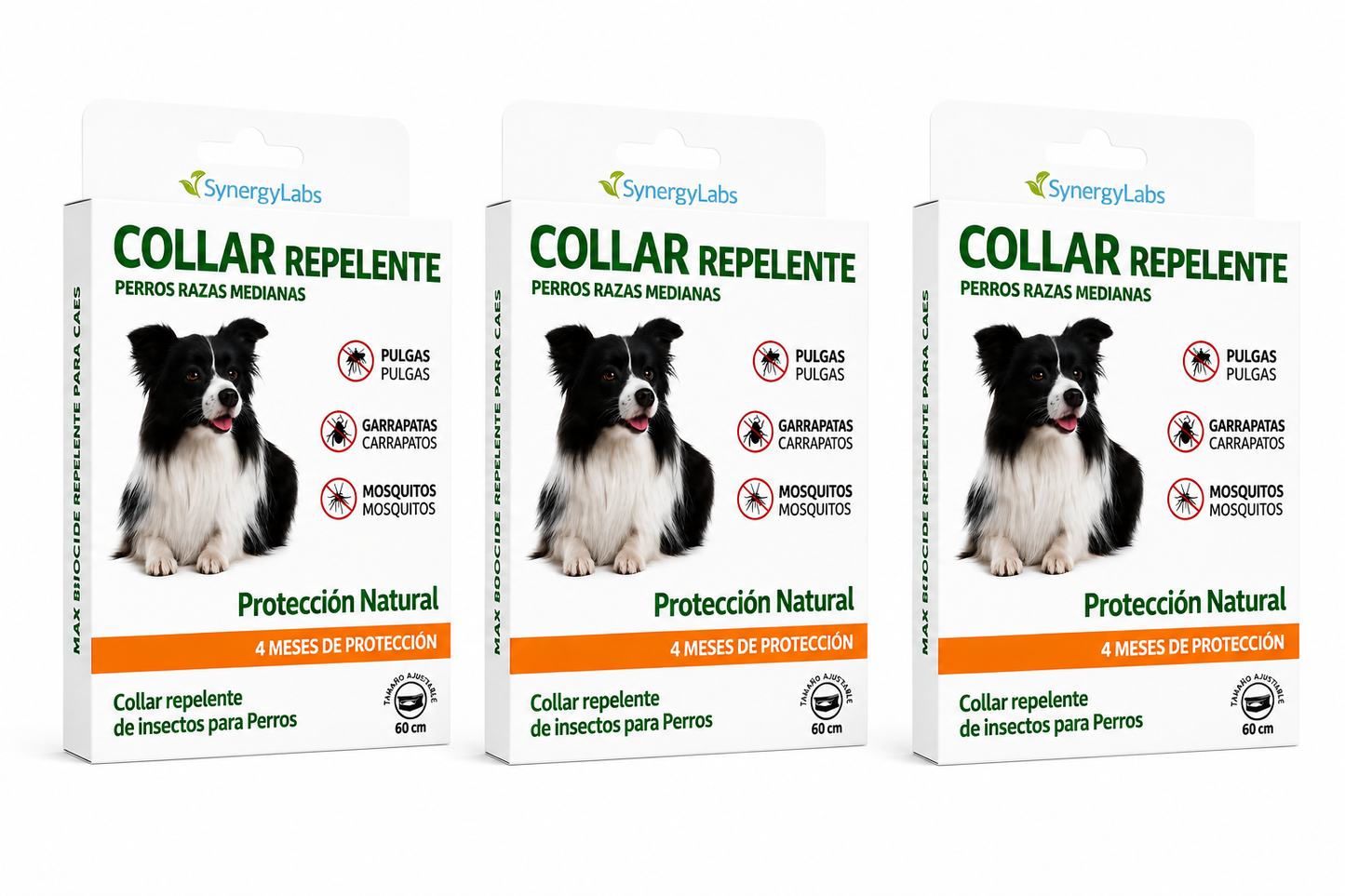 Collar Repelente para Perros Medianos - Protección Natural