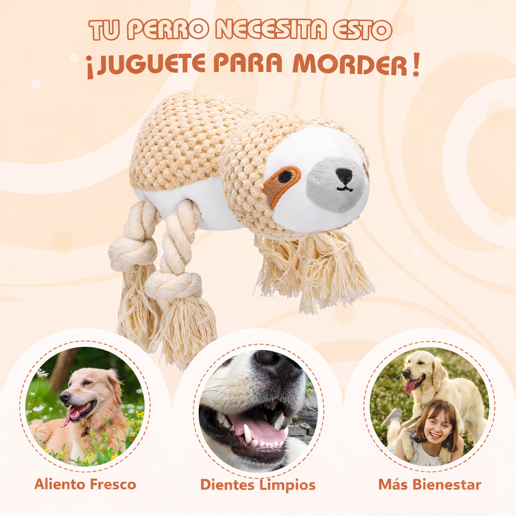 Juguete interactivo de cuerda para perros Nobleza