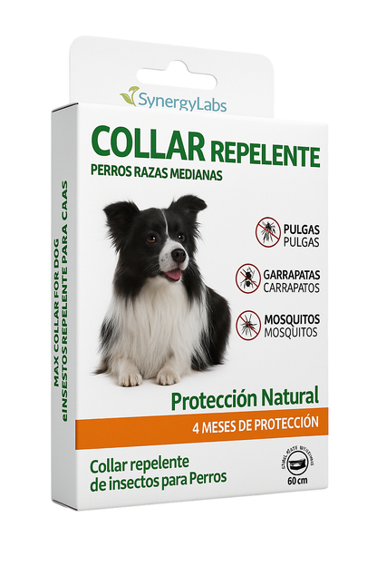 Collar repelente natural para perros medianos