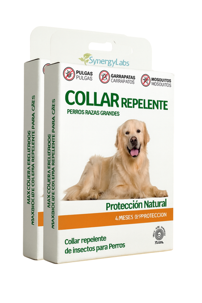 Collar Repelente para Perros de Razas Grandes - Protección Natural