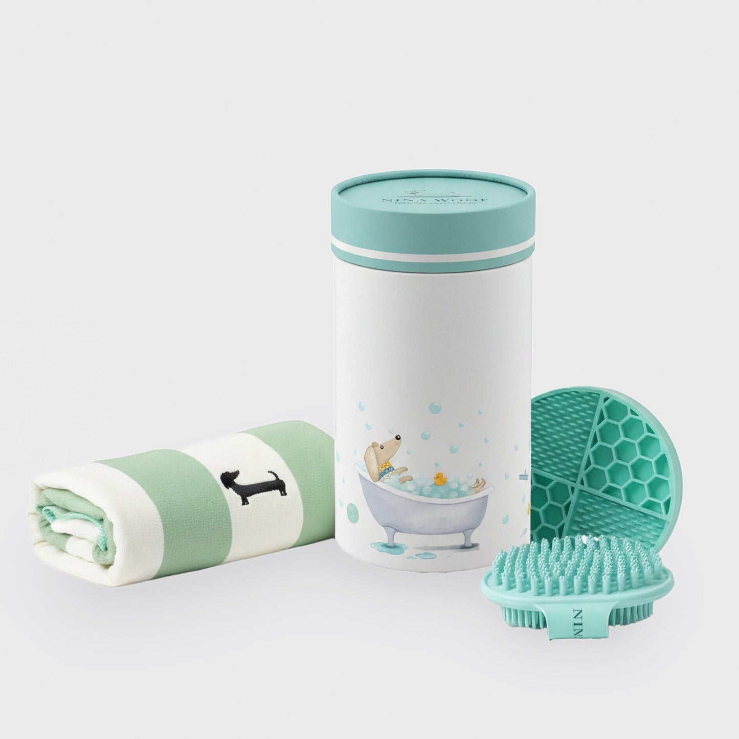 Kit de Baño para Perros Todo en Uno - Nina Woof