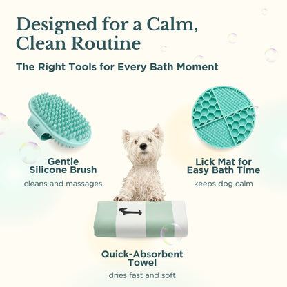 Kit de Baño para Perros Nina Woof - presentación del producto