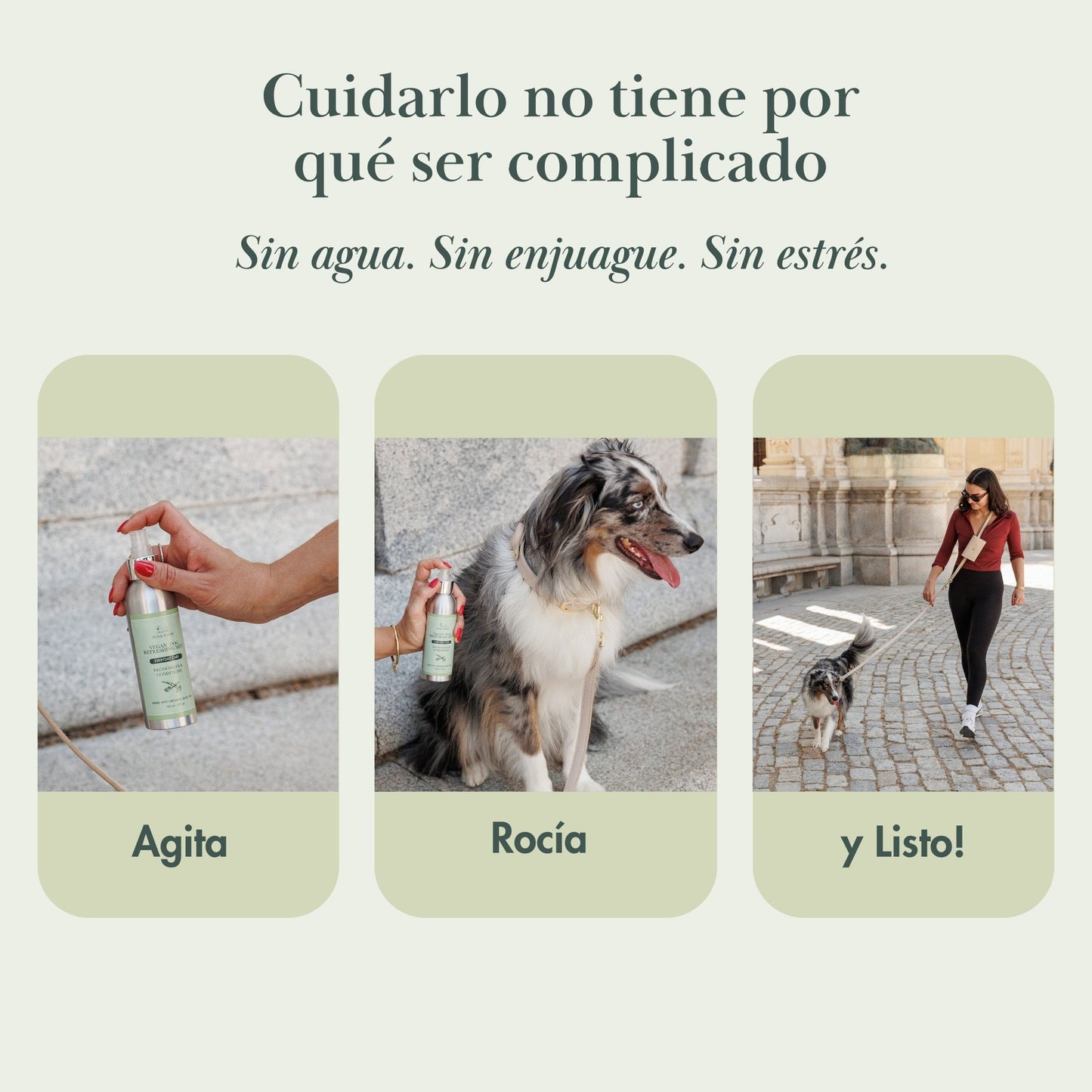 Spray Desodorizante Vegano para Perros