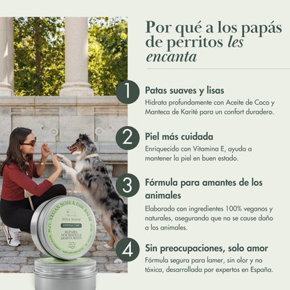 Bálsamo para Almohadillas de Perro Nina Woof - presentación del producto