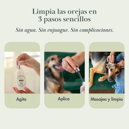 Limpiador de Oídos Vegano para Perros