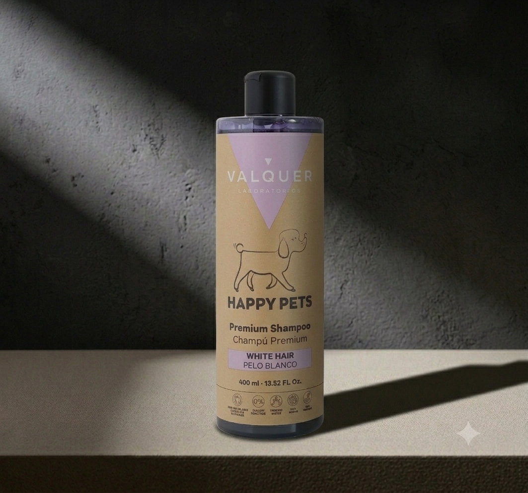 Champú Pelo Blanco Happy Pets para perros
