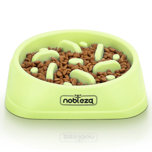 Comedero antivoracidad verde Nobleza para perros