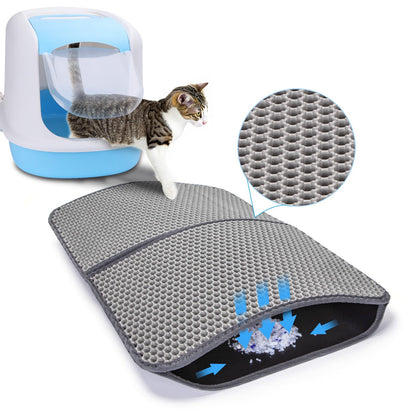 Alfombrilla atrapa-arena para gatos Nobleza, 60x40 cm