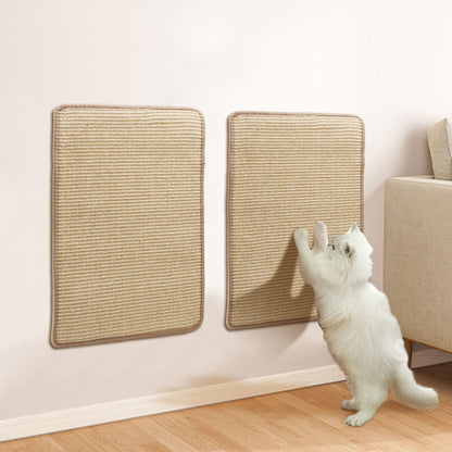 Alfombra rascadora para gatos de sisal natural Nobleza, pack de 2