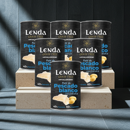 Pack Lenda Paté Pescado Blanco 12 uds