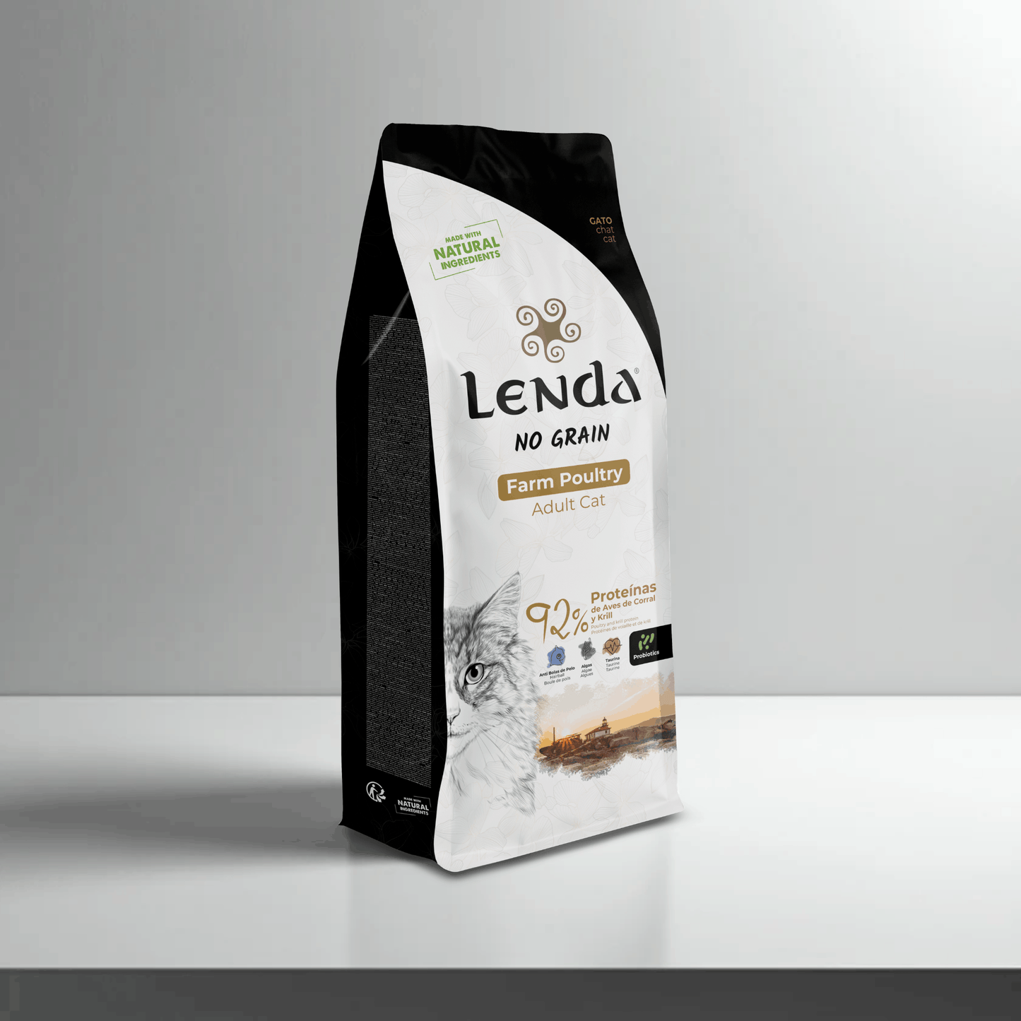 Lenda Sin Cereales Gato Farm Poultry - Aves