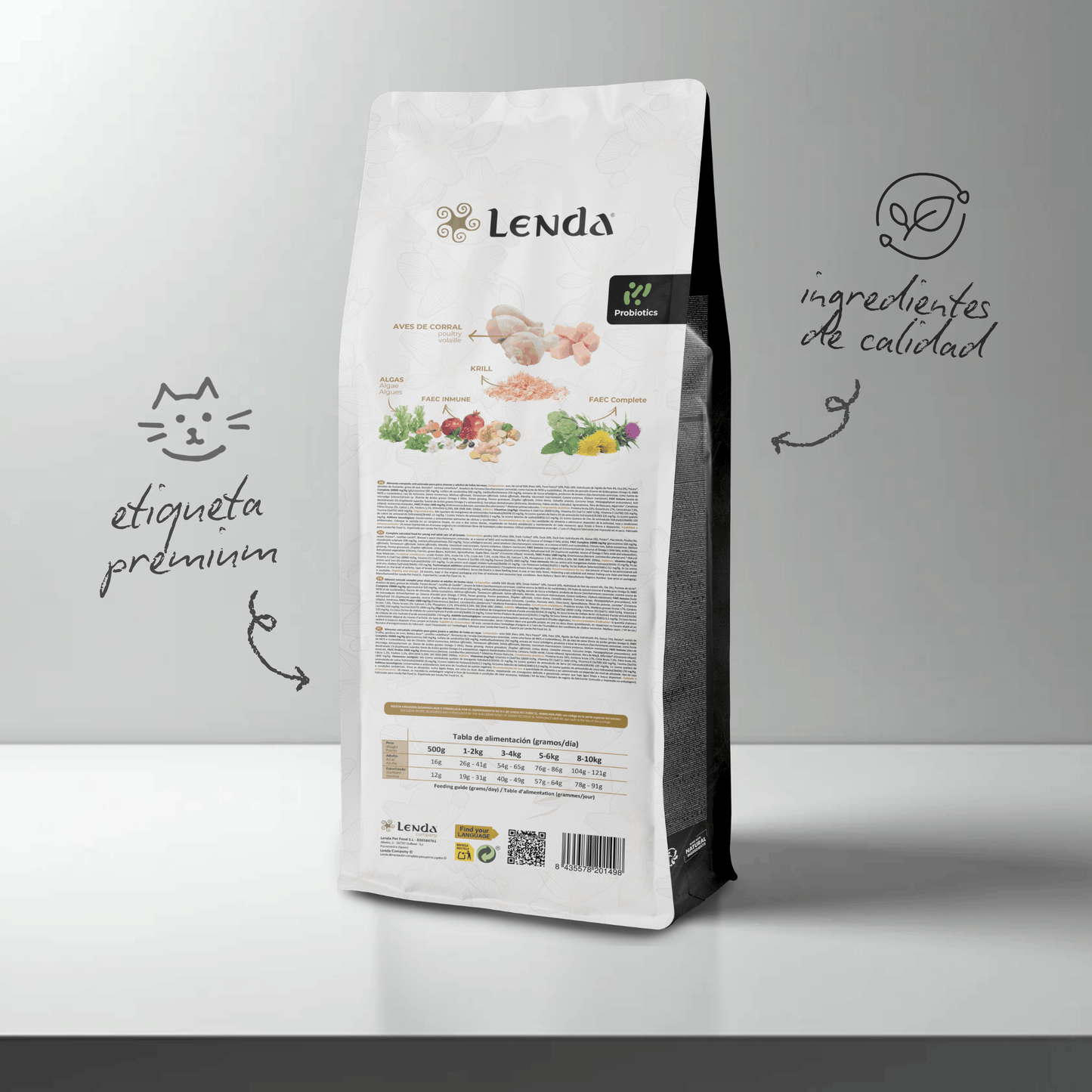 Lenda Sin Cereales Gato Farm Poultry - Aves