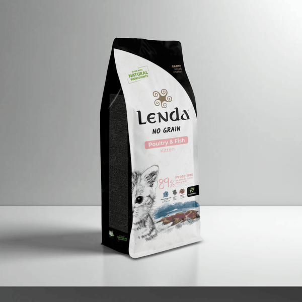 Lenda Sin Cereales Kitten Aves y Pescado