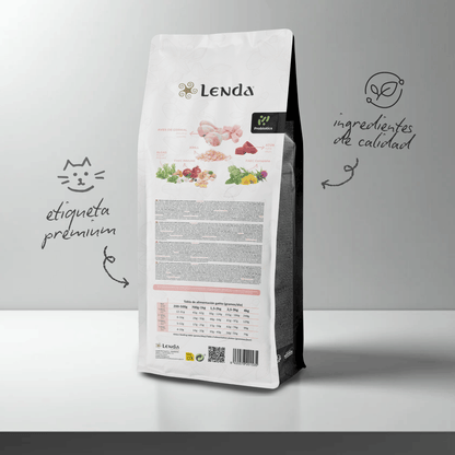 Lenda Sin Cereales Kitten Aves y Pescado