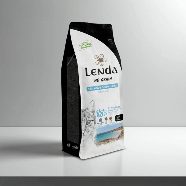 Lenda Sin Cereales Gato Sensitive & Sterilized - Pescado Blanco