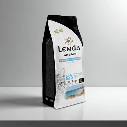 Lenda Sin Cereales Gato Sensitive & Sterilized - Pescado Blanco