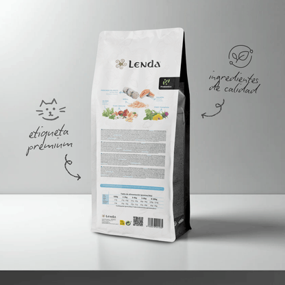 Lenda Sin Cereales Gato Sensitive & Sterilized - Pescado Blanco