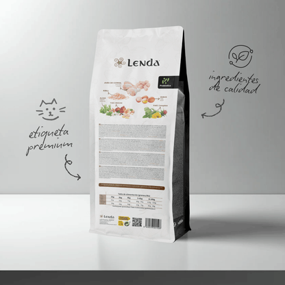 Lenda Sin Cereales Gato Senior Urinary & Sterilized - Aves de Corral y Krill