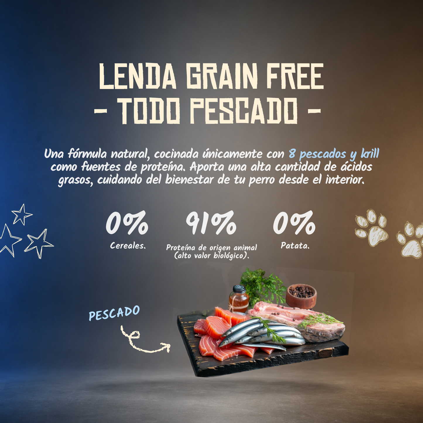 Lenda Grain Free - Pescado y Krill
