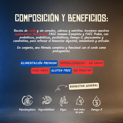 Lenda Grain Free Gato Monoproteico - Cerdo
