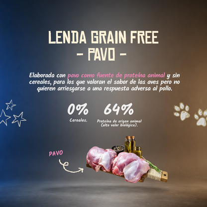 Lenda Grain Free Monoproteico - Pavo