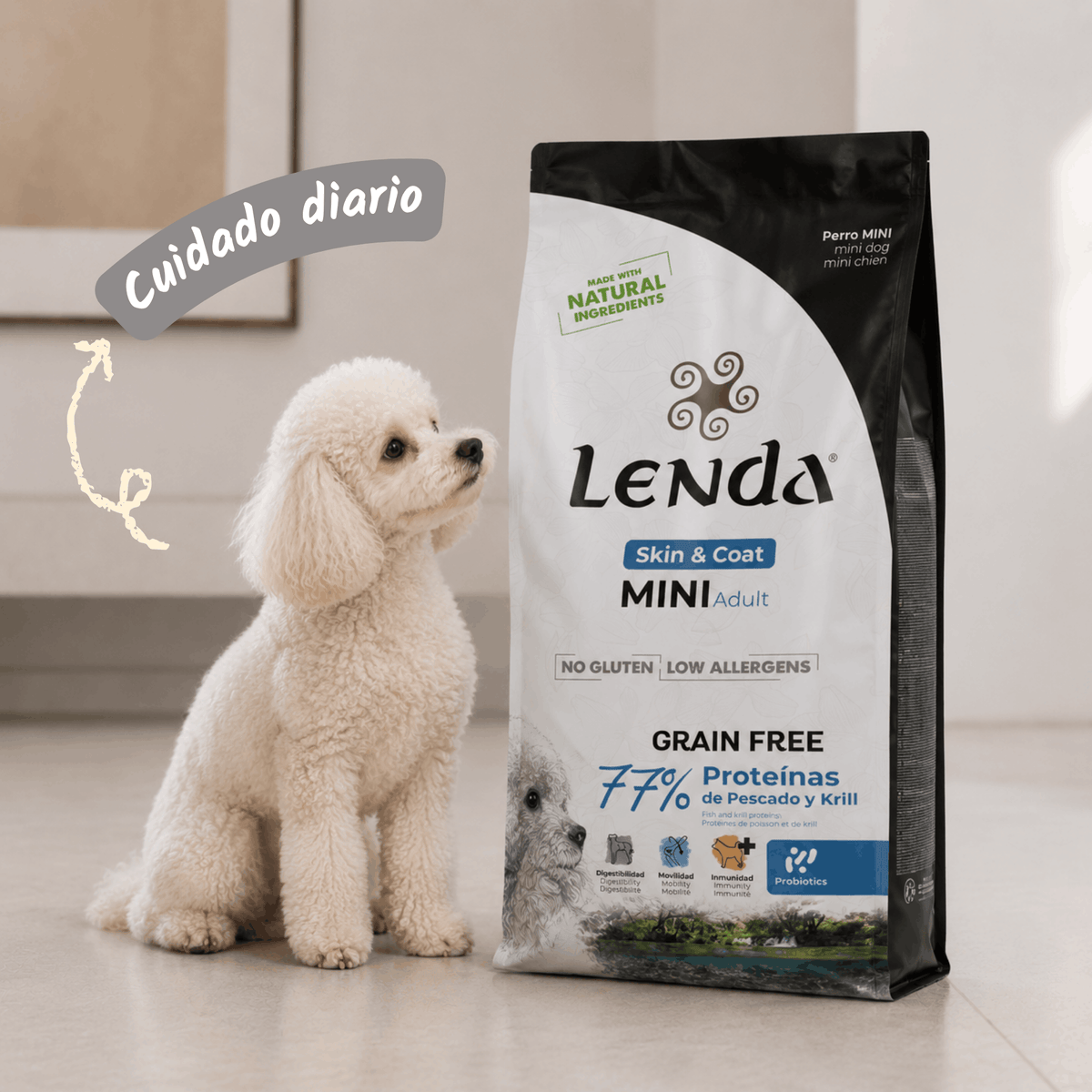 Lenda Mini Hypoallergenic Skin & Coat GF