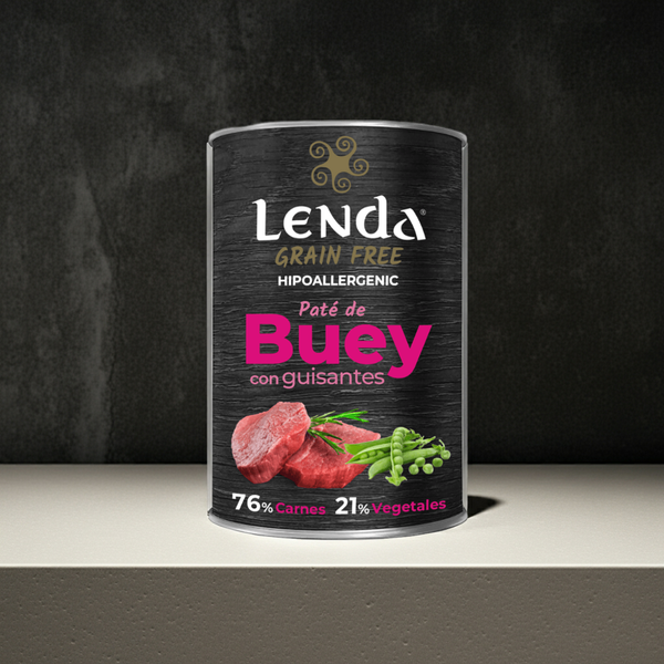 Lenda Paté Perro Buey con Guisantes