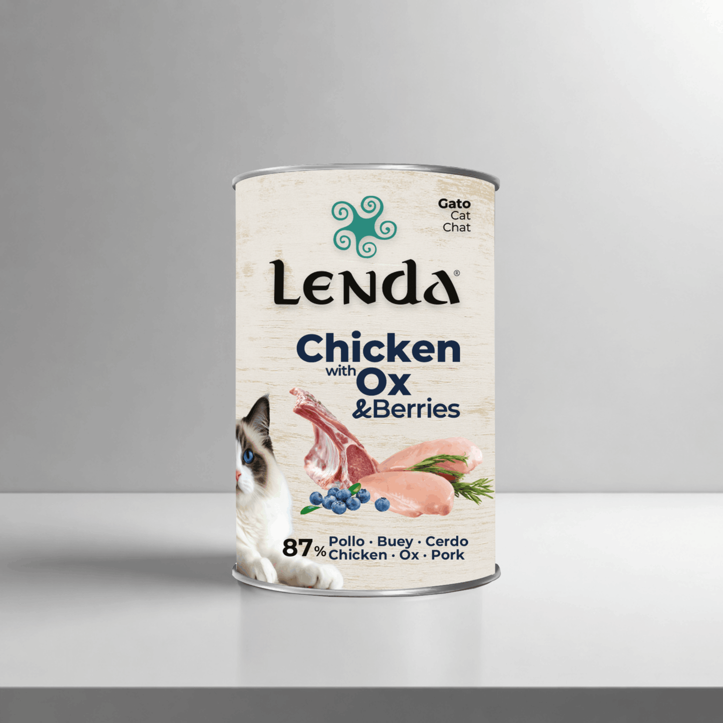 Lenda Paté Gato Pollo con Buey y Arándanos