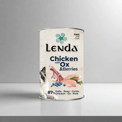 Lenda Paté Gato Pollo con Buey y Arándanos