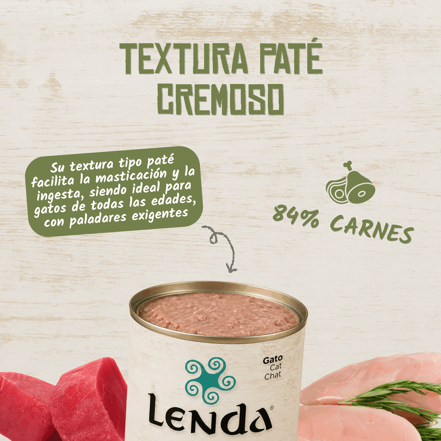 Lenda Paté Gato Aves de Corral y Atún