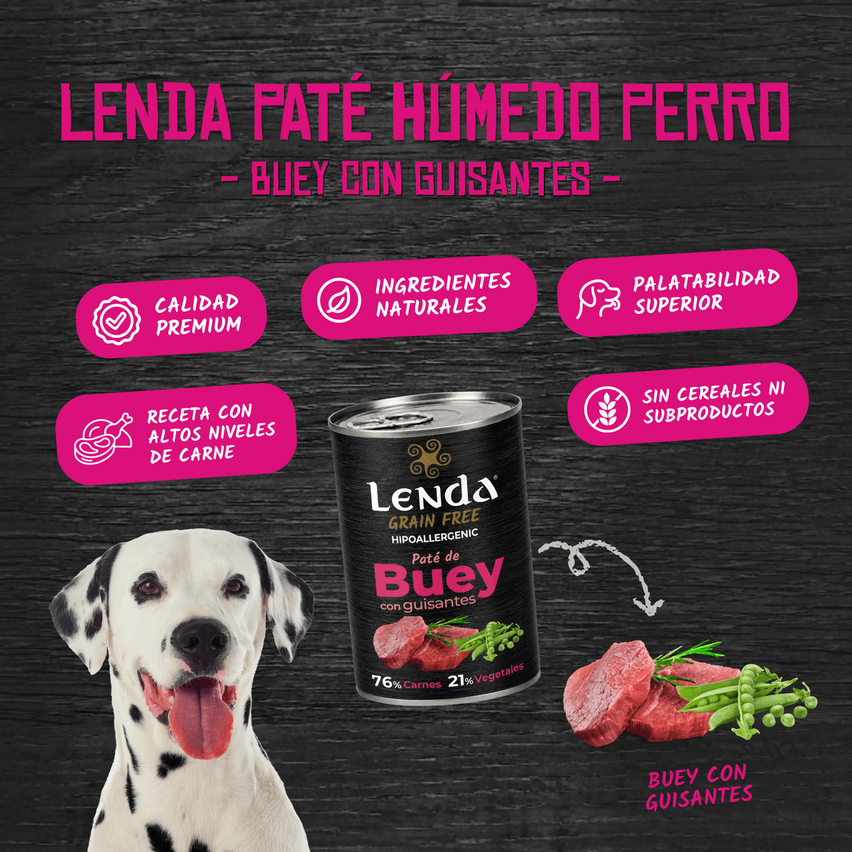 Lenda Paté Perro Buey GF