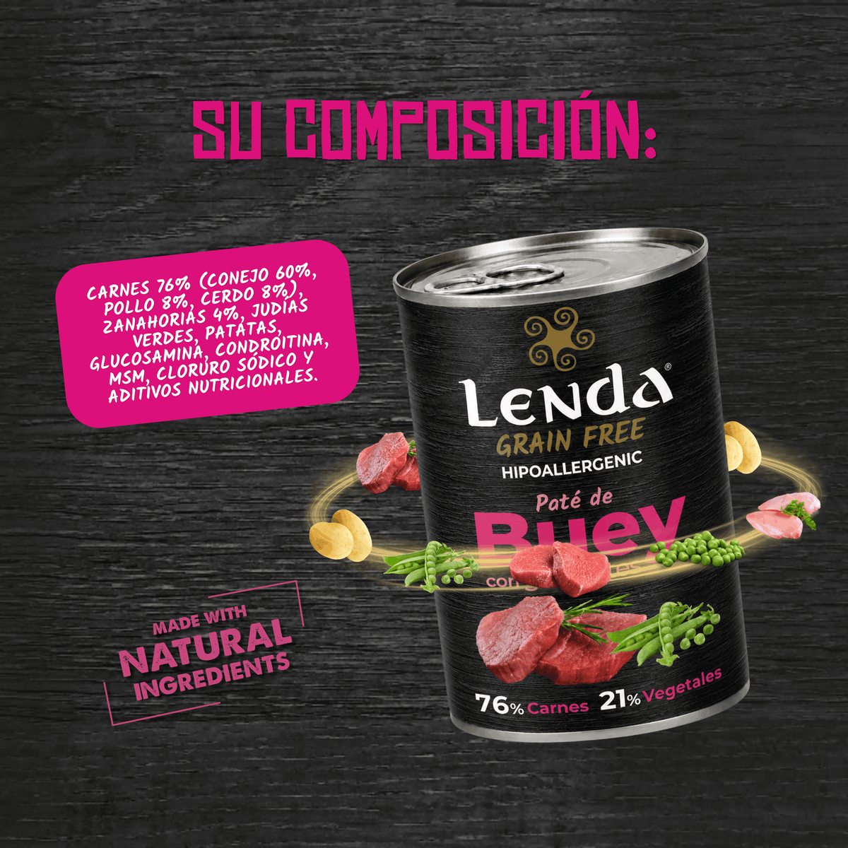 Lenda Paté Perro Buey GF