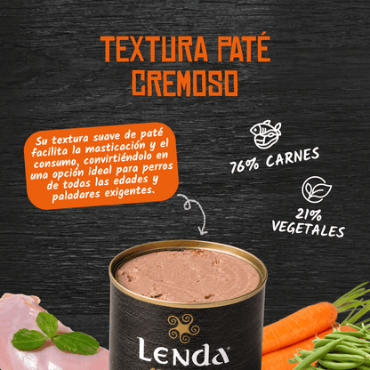 Lenda Paté Perro Conejo GF