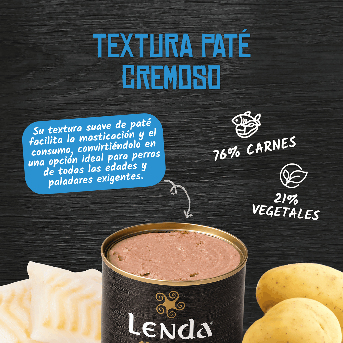 Lenda Paté Perro Pescado blanco
