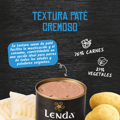 Lenda Paté Perro Pescado blanco