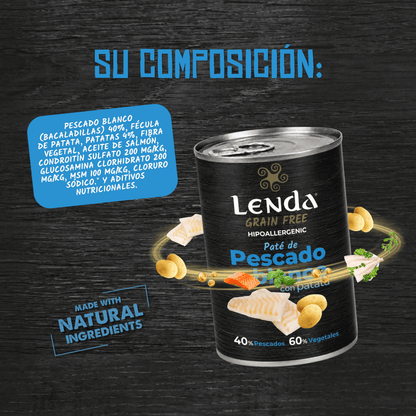 Lenda Paté Perro Pescado blanco