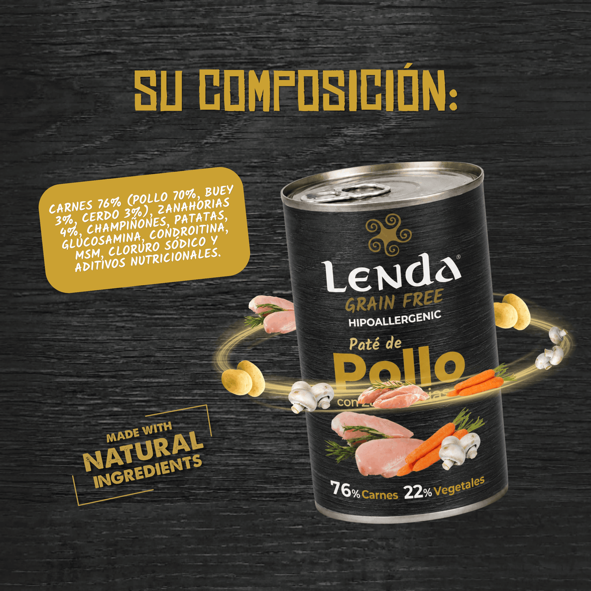 Lenda Paté Perro Pollo GF