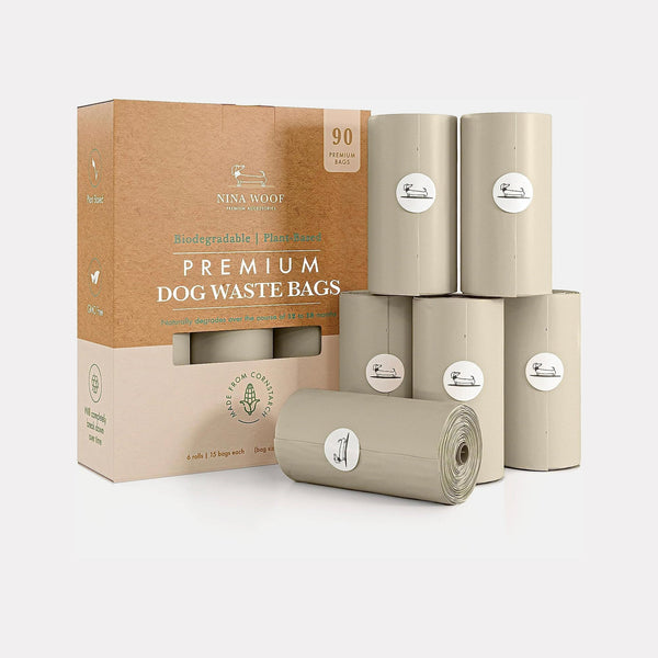 Bolsas Biodegradables para Perros 90 Unidades - Nina Woof