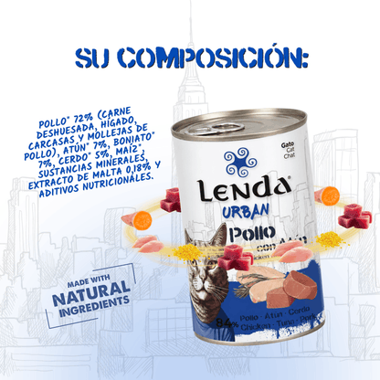 Lenda Urban Paté Gato de Pollo y Atún