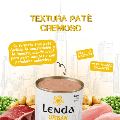 Lenda Urban Paté Perro Cerdo y Conejo