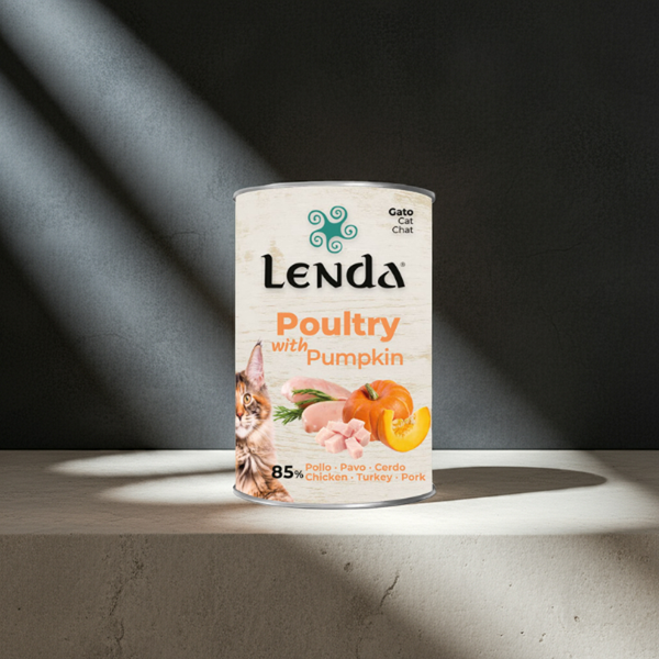 Lenda Paté Gato Aves de Corral y Calabaza